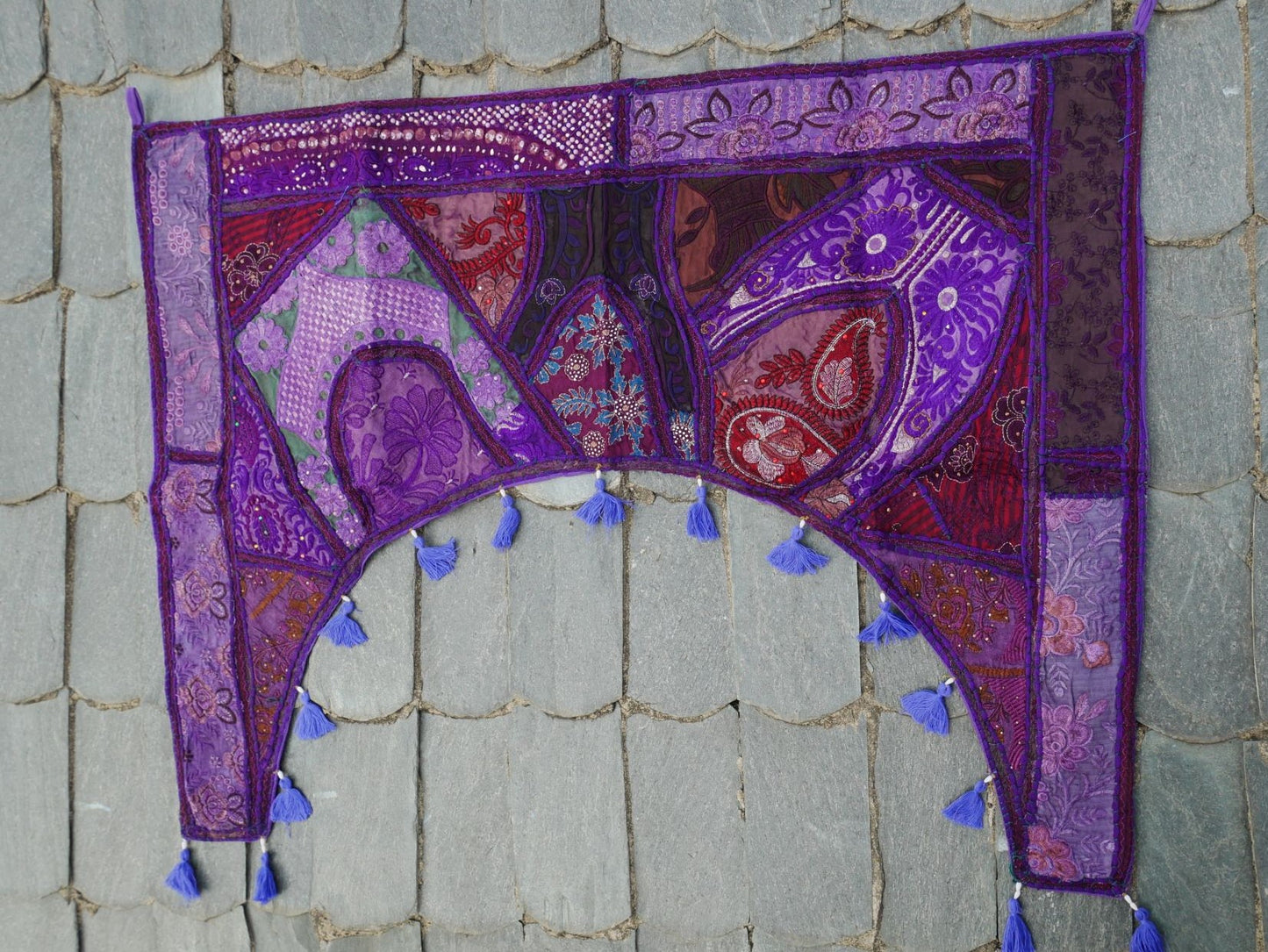 Indian door hanging - Toran - Colorful door Decor or wall tapestry for bohemian wall decor and hippie home