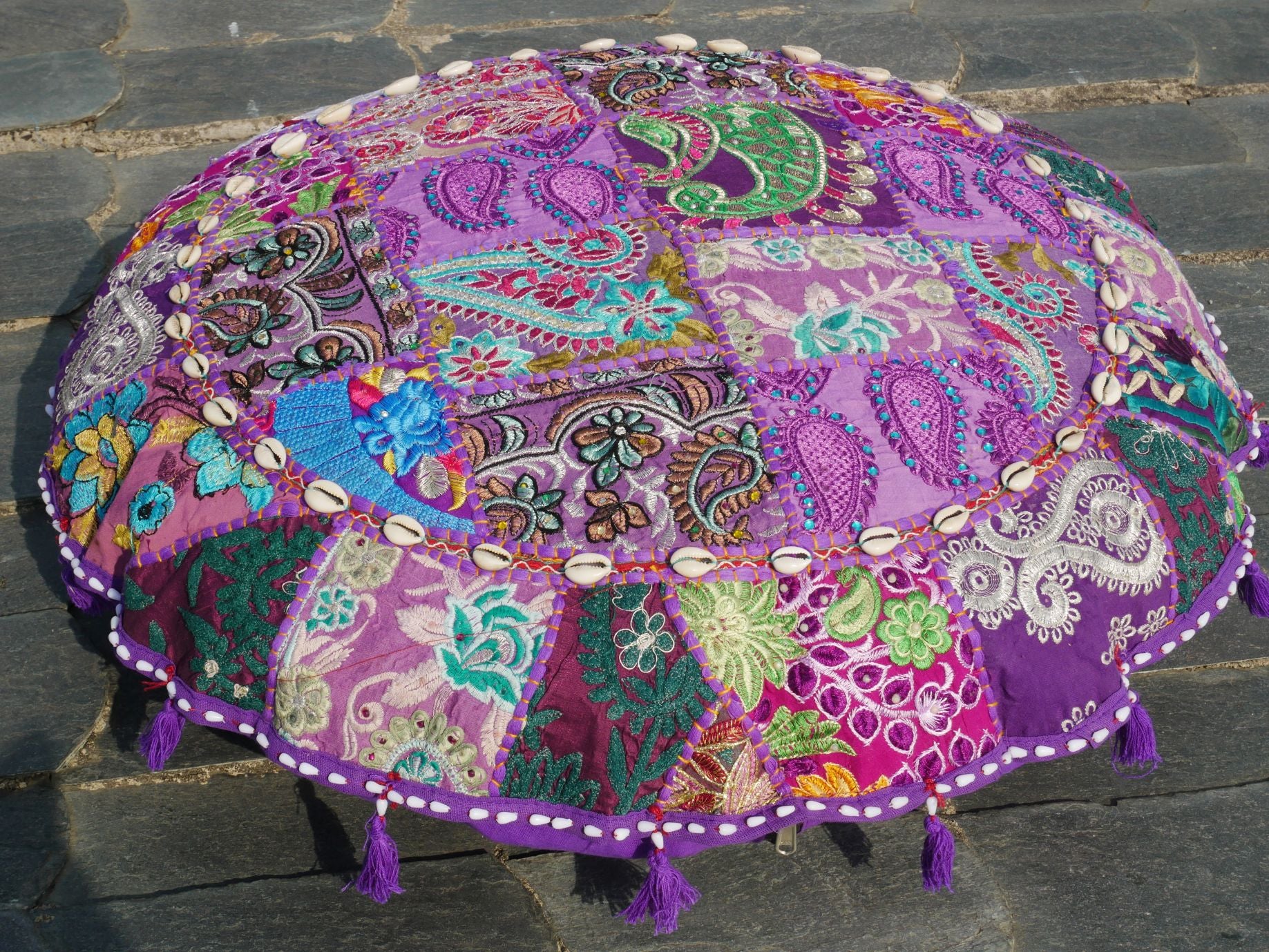 Floor cushion cover - Indian floor seating | Colorful meditation ...