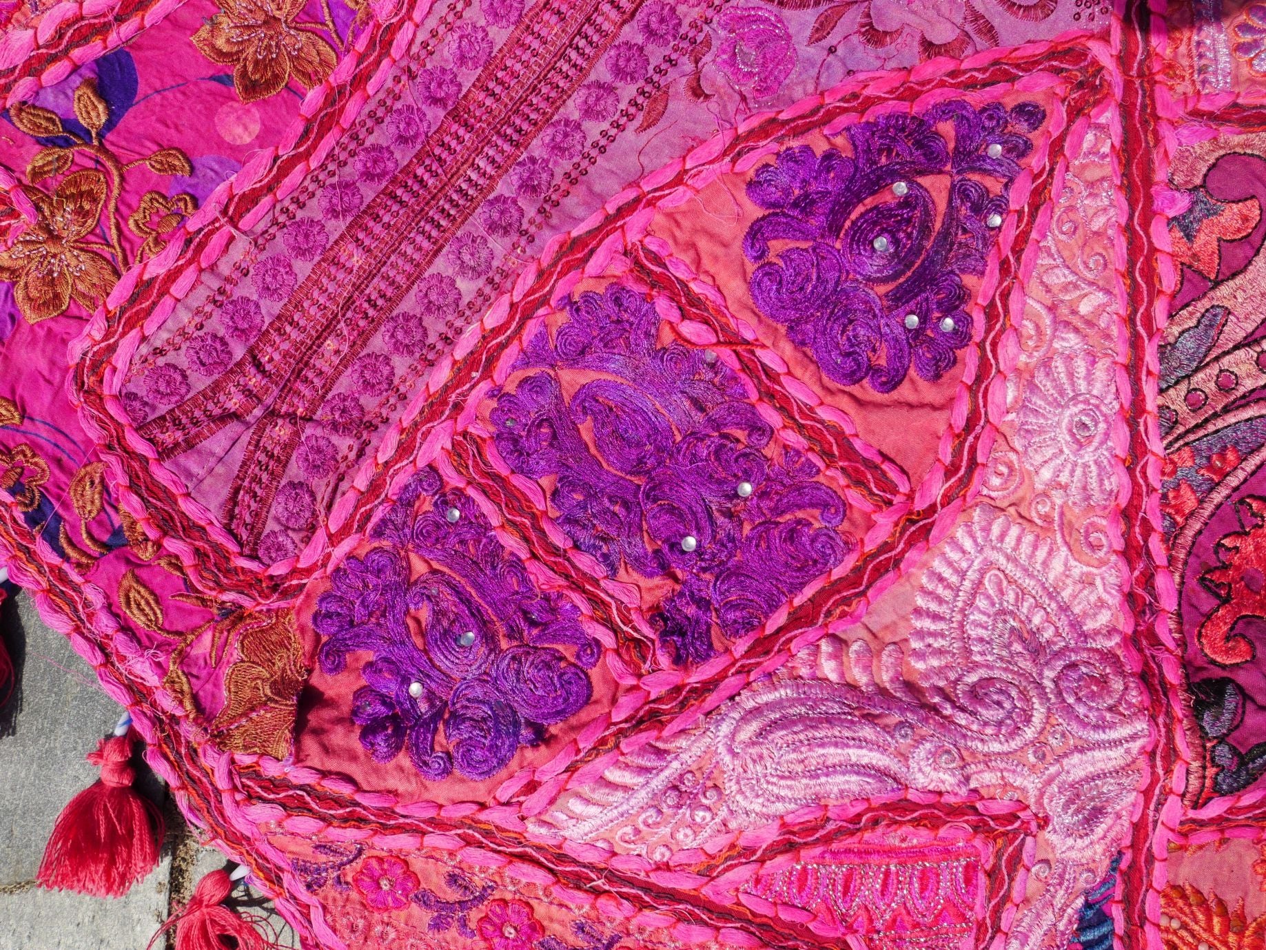 Large Indian Entrance Decor - Toran - Boho Wall Decor - Window Valance - The Shanti Home