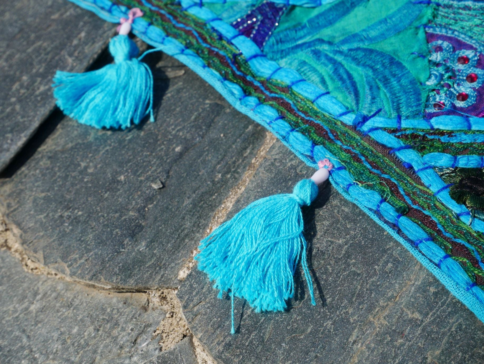 Large Door Hanging - Indian Entrance Decor - Toran - Boho Wall Decor - Window Valance - The Shanti Home