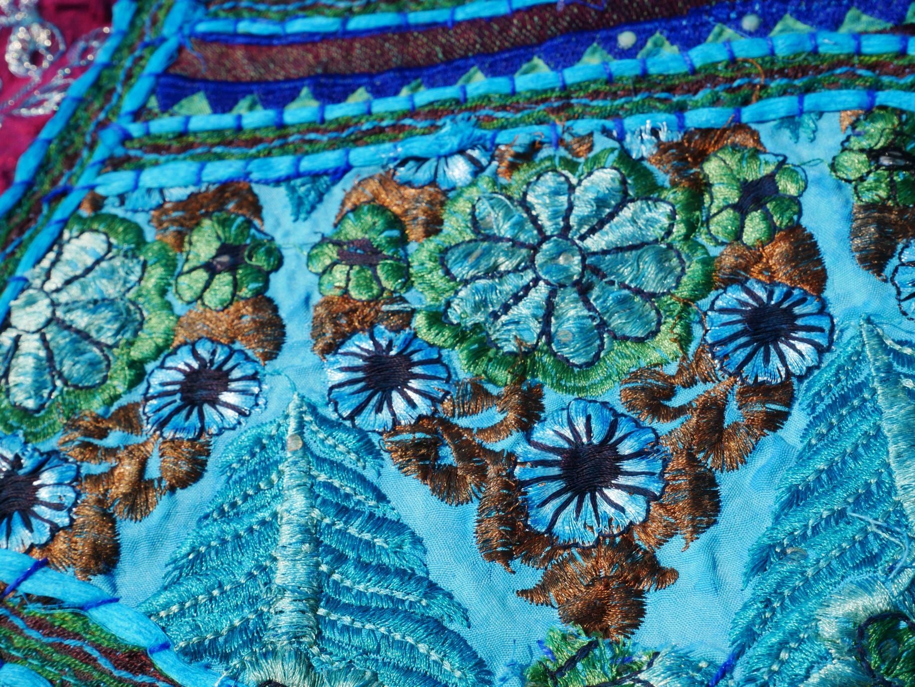 Indian door hanging - Toran - Colorful door Decor or wall tapestry for bohemian wall decor and hippie home