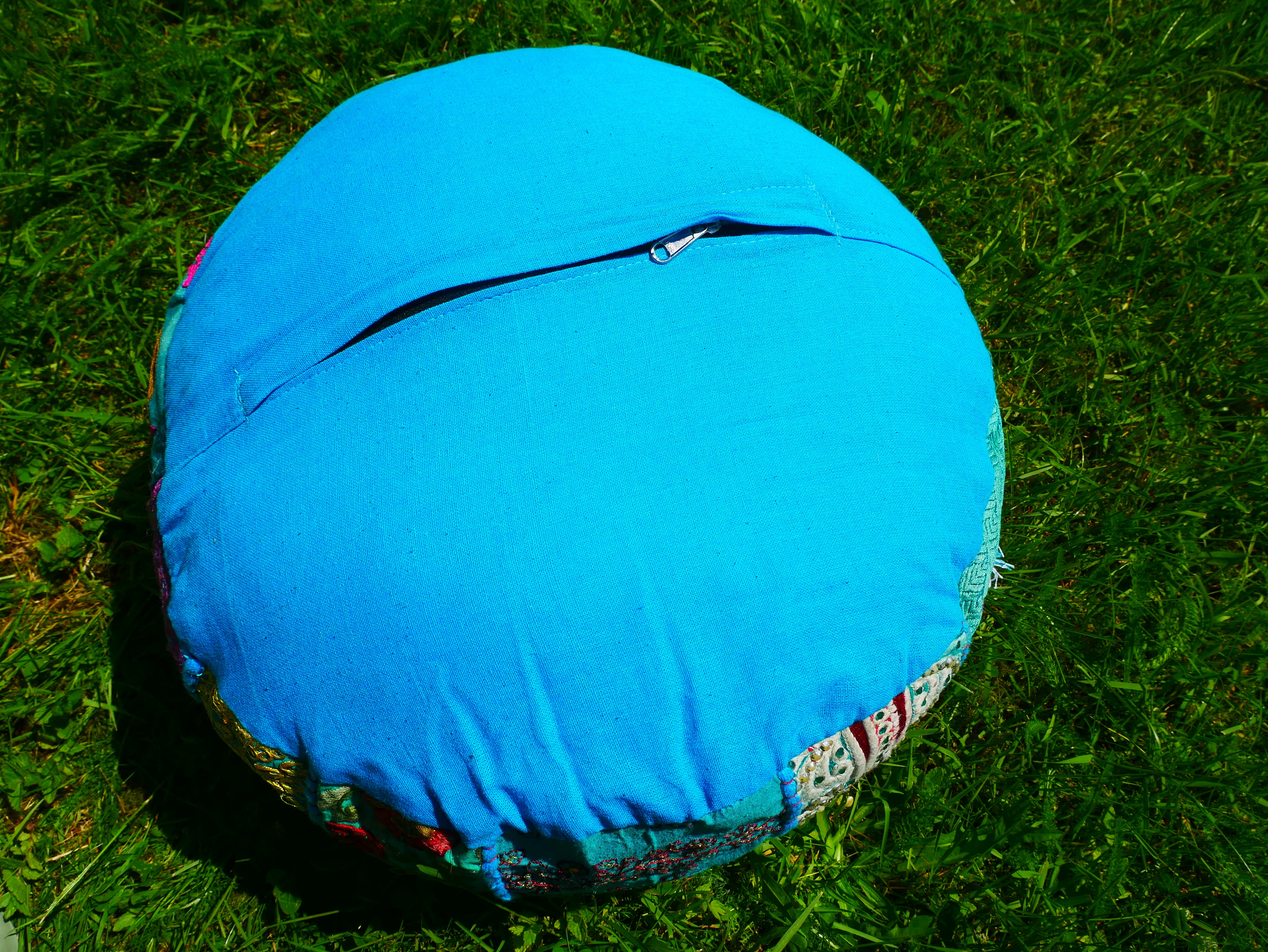 Boho Bodenkissen "Masala" Meditationskissenbezug - indisches Bodensitzkissen Patchwork