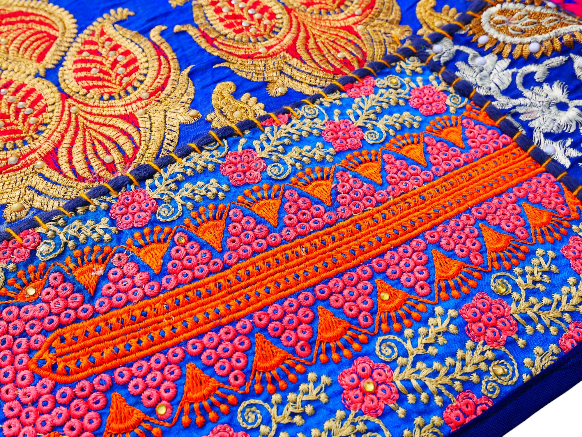 Tapiz indio para colgar en la puerta - Torán - tapiz de pared azul para decoración de paredes bohemias y hogares hippies