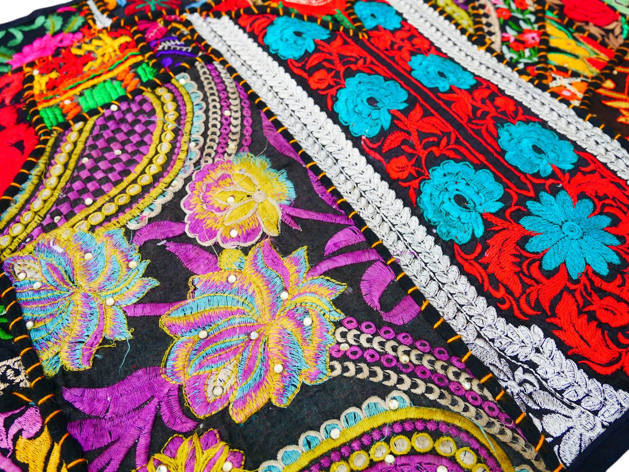 Tapiz indio para colgar en la puerta - Toran - Tapiz de pared colorido para decoración de pared bohemia y hogares hippies