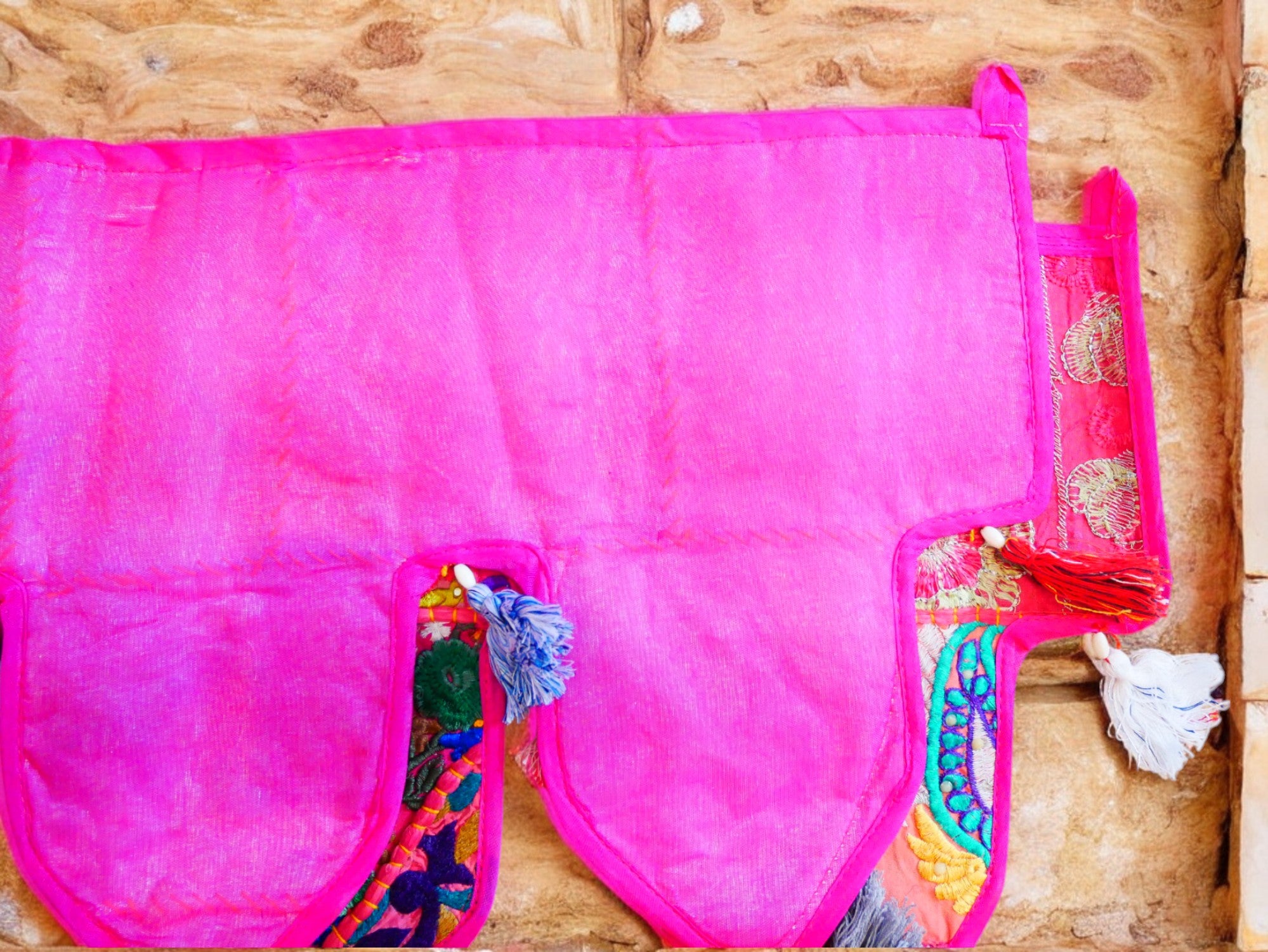 Cenefa de ventana india Toran extragrande de 1,98 m - Adorno para puerta - Decoración de pared hippie