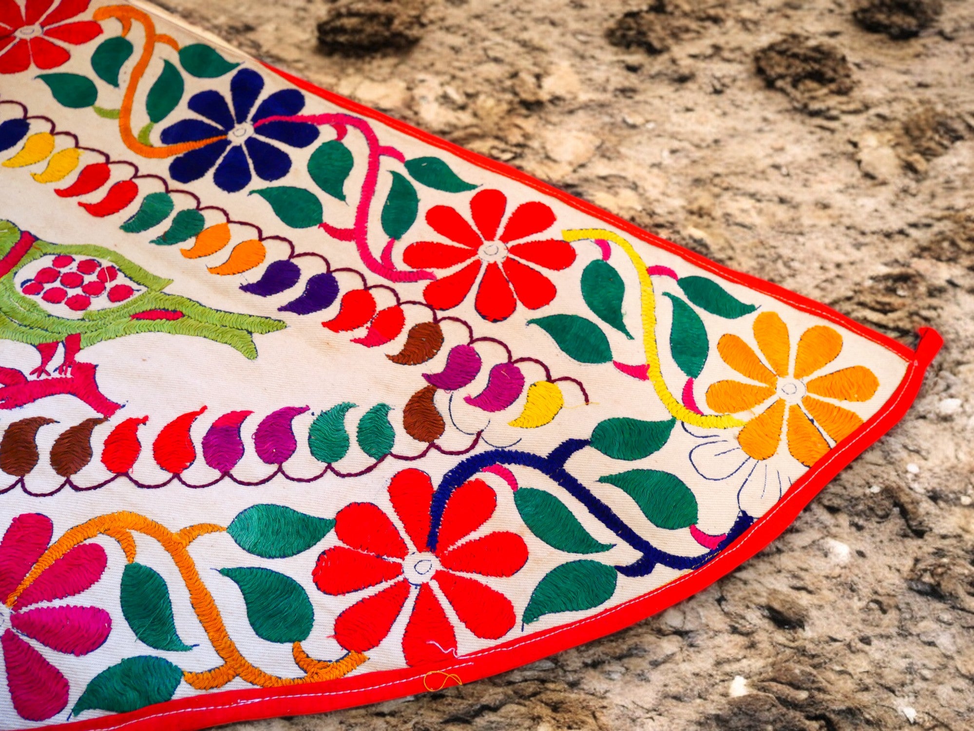 Vintage door valance - colorful Toran - Indian window topper | authentic tribal door decor | boho wall tapestry - bohemian curtain