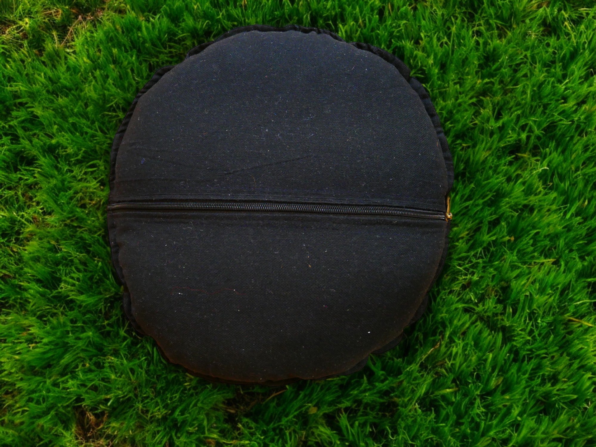 Kashmiri Meditation cushion Embroidery floor pillow cover, Hand embroidered flower Mandala - boho hippie floor seating | Cover only