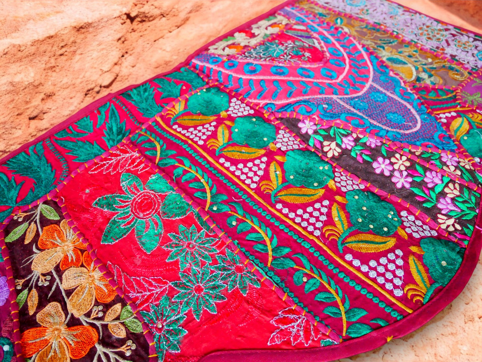 Indian door hanging - Toran - colorful wall tapestry for bohemian wall decor and hippie homes