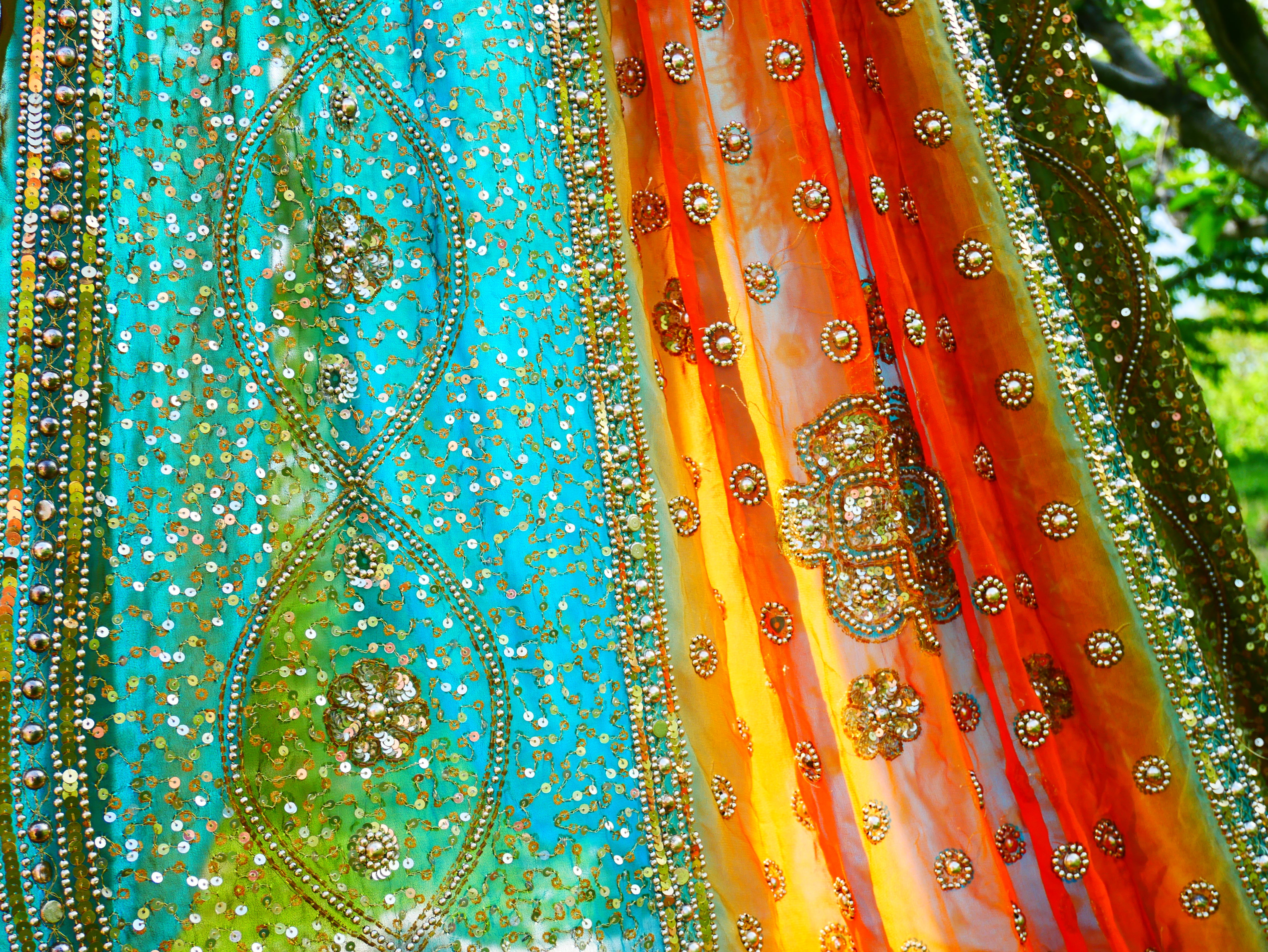 Embroidery canopy - Wedding Saree tent - bed canopy | hippie decor - Shanti baldachin