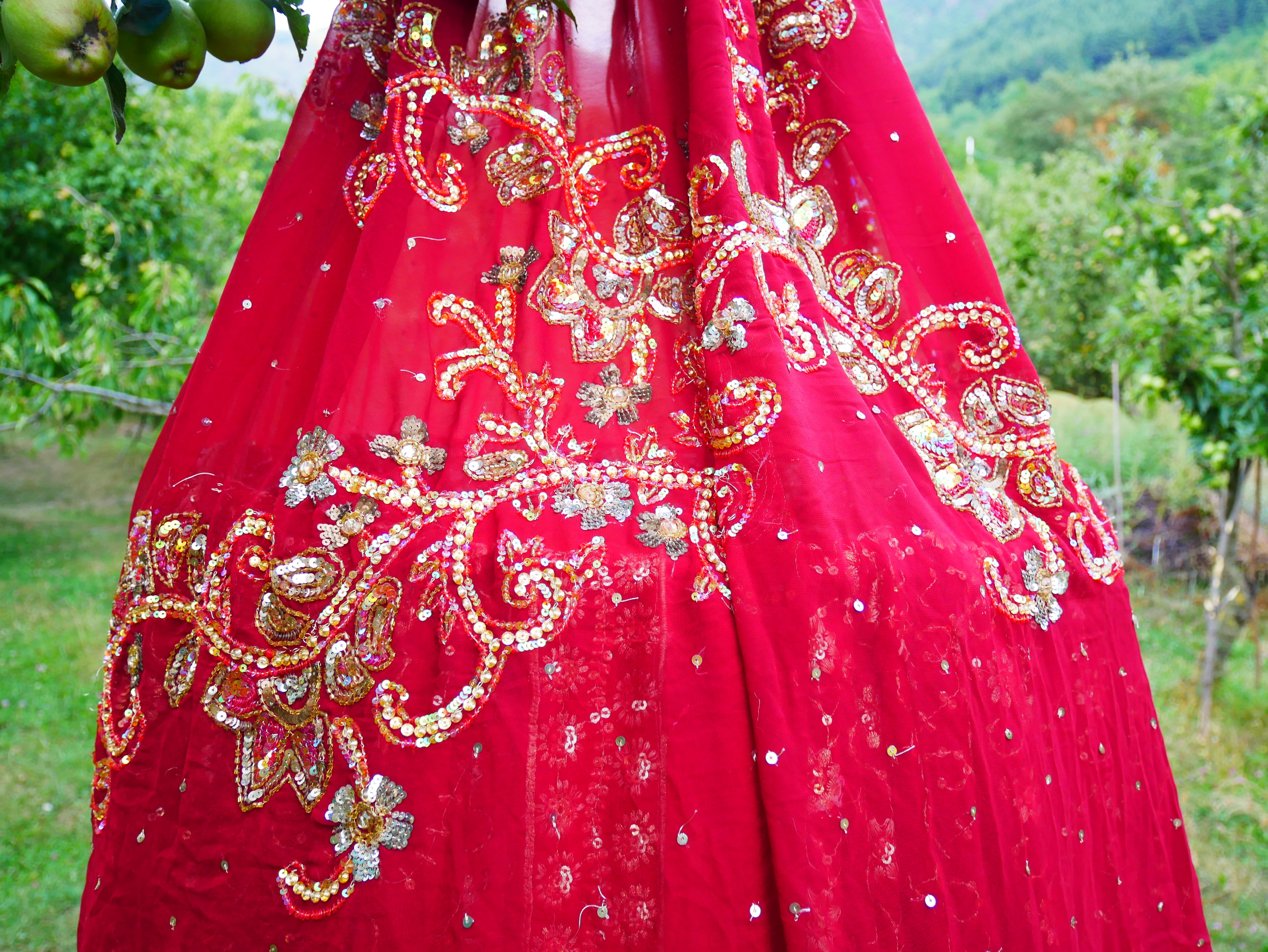 Embroidery canopy - Wedding Saree tent - bed canopy | hippie decor - Shanti baldachin