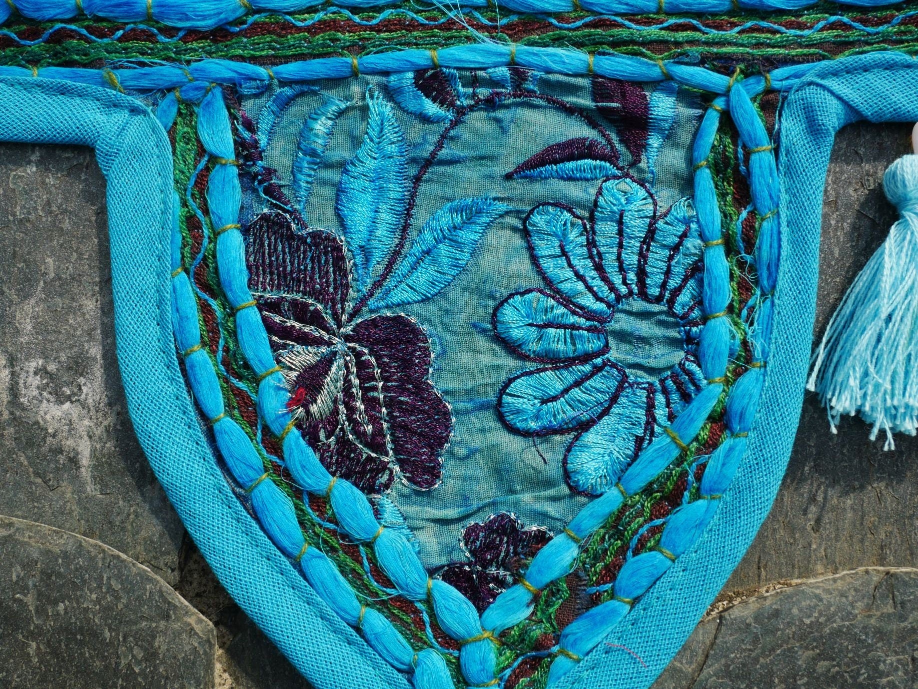 Door Toran - Indian handmade valance | Colorful patchwork door hanging | bohemian wall tapestry - gypsy curtain | Hippie - Boho window decor - The Shanti Home