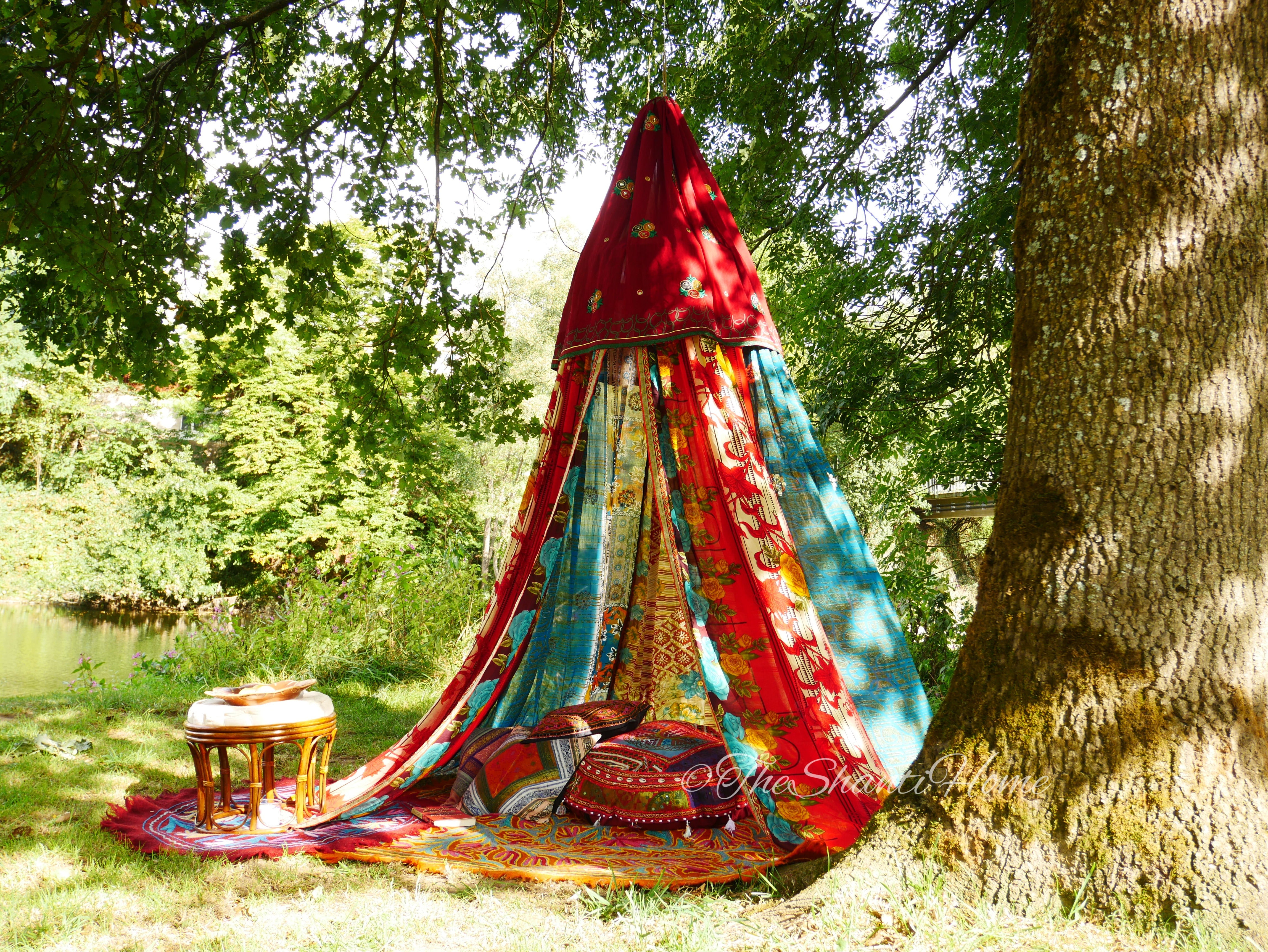 Saree Canopies - The Shanti Home