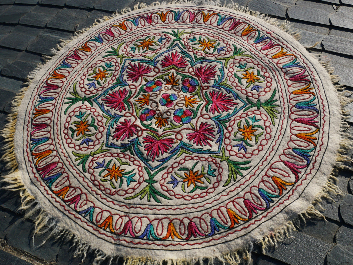 Kashmiri Namda Rugs | Hand-Felted Wool Rugs | The Shanti Home