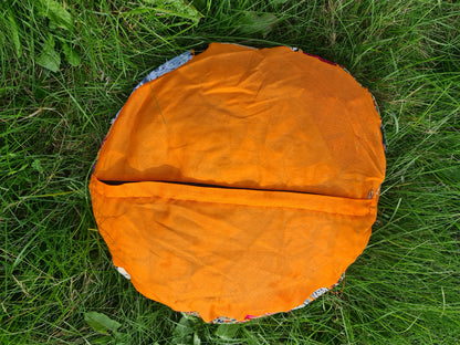 Round floor pillow - floor cushion cover - meditation cushion