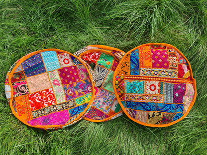 Round floor pillow - floor cushion cover - meditation cushion