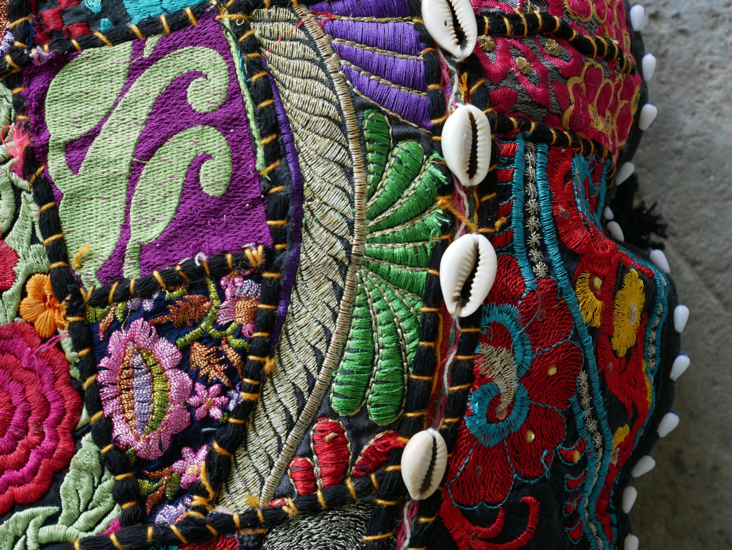 Floor pillow "Masala" - Indian floor seating | Colorful meditation cushion - boho floor pillow - Cover only