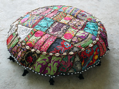 Floor pillow "Masala" - Indian floor seating | Colorful meditation cushion - boho floor pillow - Cover only