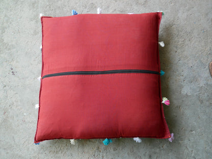 Square floor pillow - meditation cushion "Bohemian Masala" floor seating India style Floor pouf Cover only