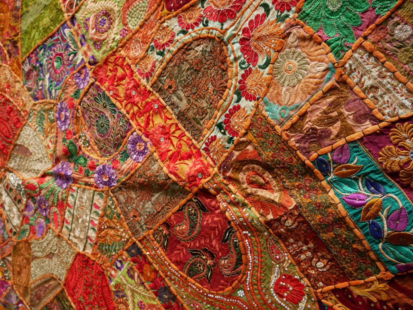 Hippie wall tapestry "Masala" Indian wall hanging - bohemian hippie wall decor