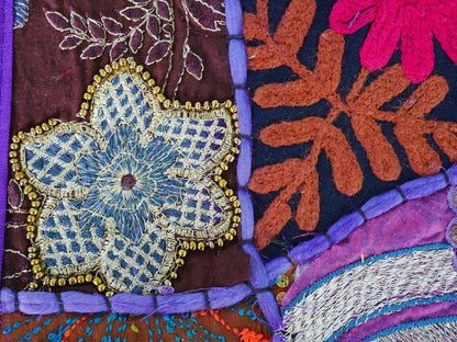 Table runner - wall tapestry boho style Indian wall hanging colorful table runner