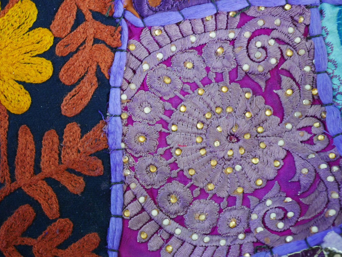 Table runner - wall tapestry boho style Indian wall hanging colorful table runner