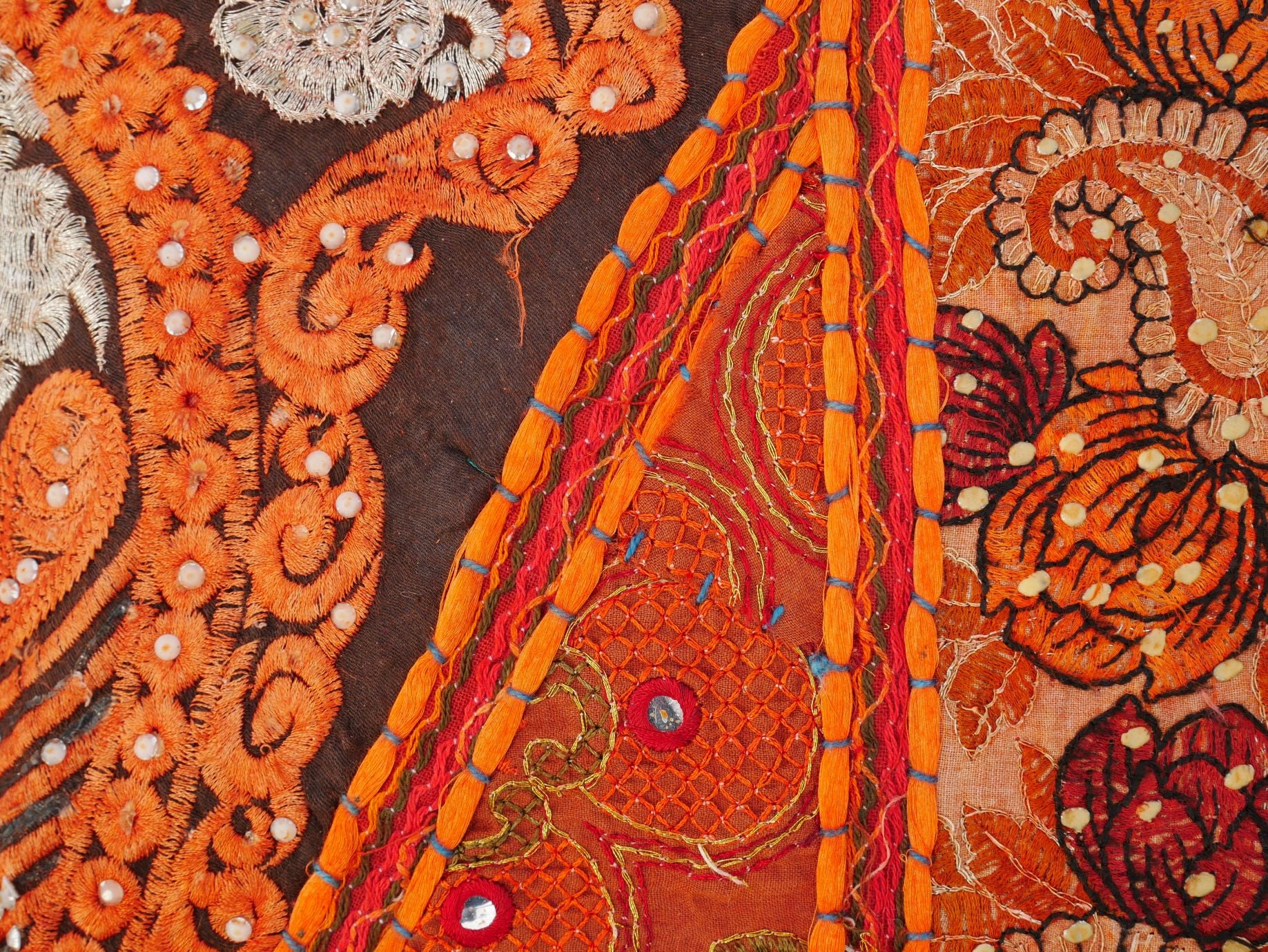 Large Door Hanging 78" Indian Entrance Decor - Toran - Boho Wall Decor - Window Valance - The Shanti Home