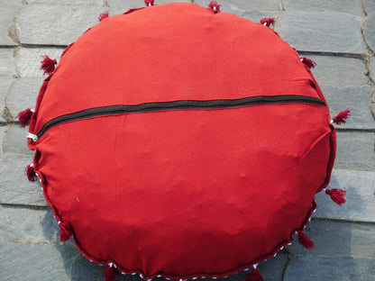Floor pillow "Shanti Heart" large floor cushion cover or meditation cushion (cover only) - The Shanti Home