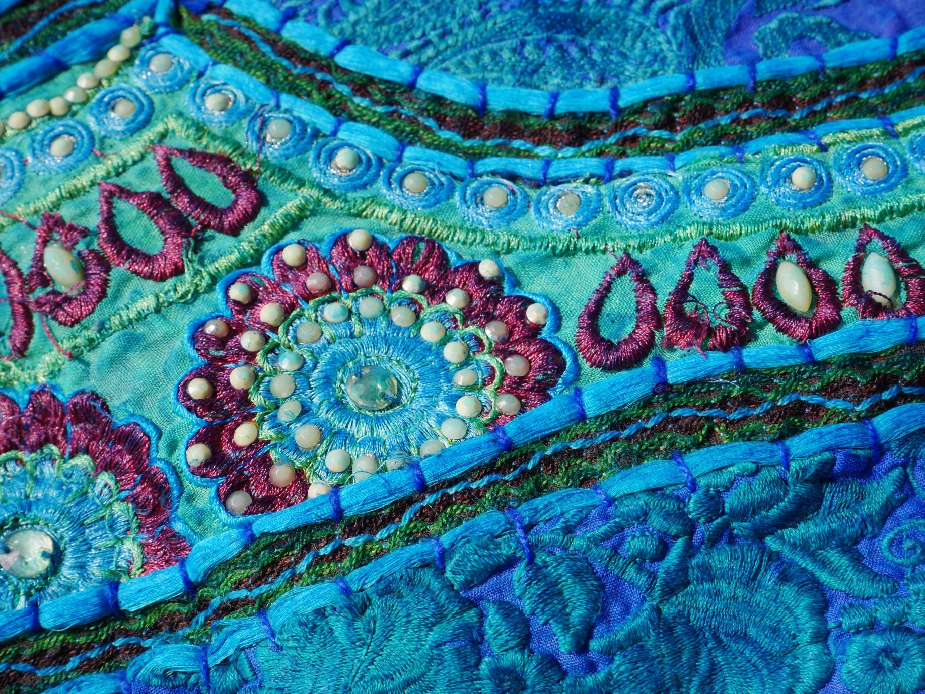 Large Door Hanging -  Indian Entrance Decor - Toran - Boho Wall Decor - Window Valance - The Shanti Home