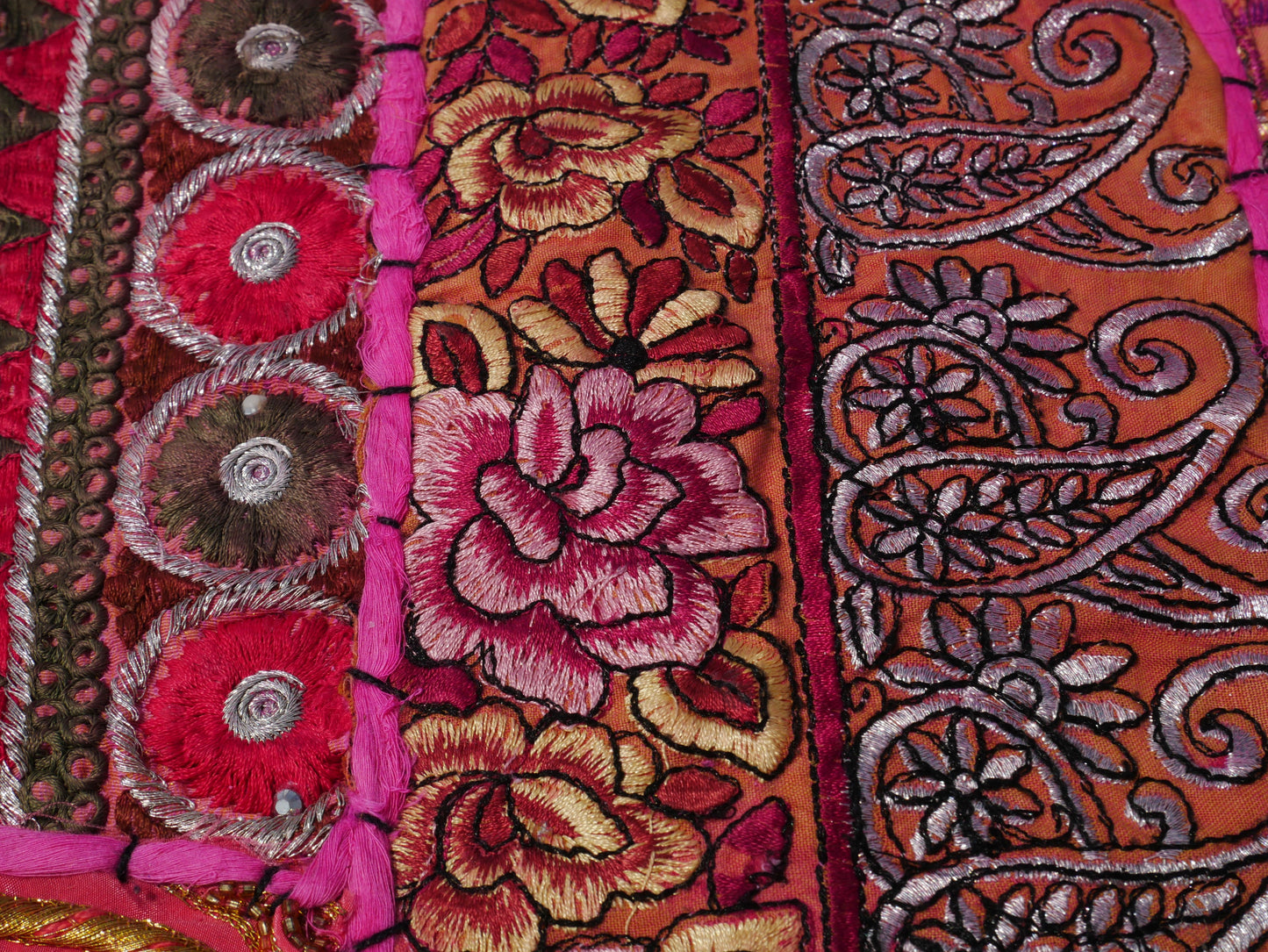 Table runner - wall tapestry boho style Indian wall hanging  colorful table runner