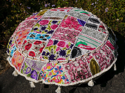 Floor pillow "Masala" - Indian floor seating | Colorful meditation cushion - boho floor pillow - Cover only