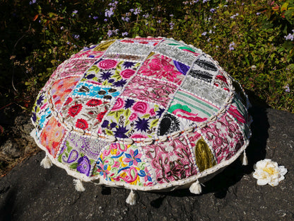 Floor pillow "Masala" - Indian floor seating | Colorful meditation cushion - boho floor pillow - Cover only