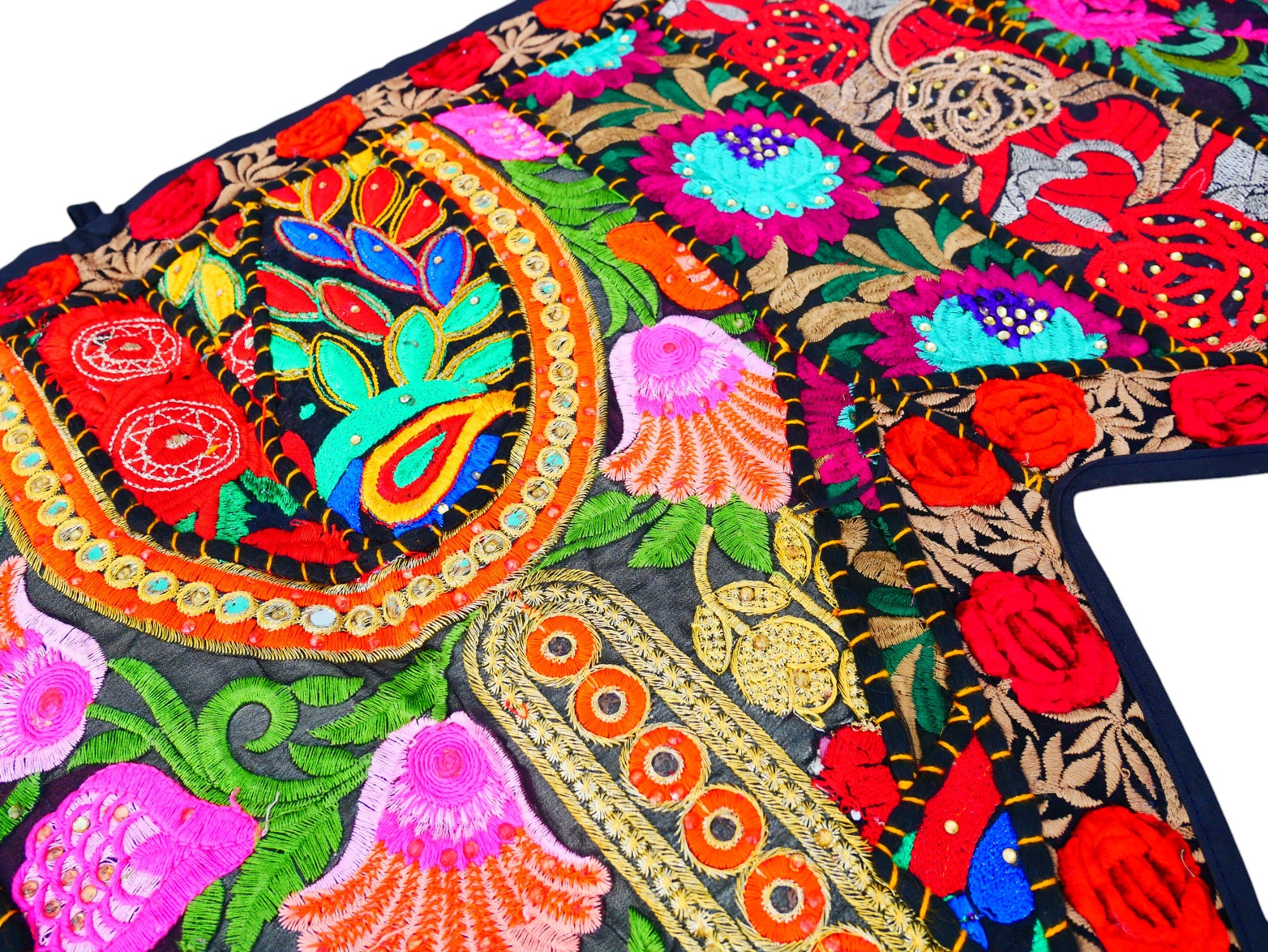 Tapiz indio para colgar en la puerta - Toran - Tapiz de pared colorido para decoración de pared bohemia y hogares hippies