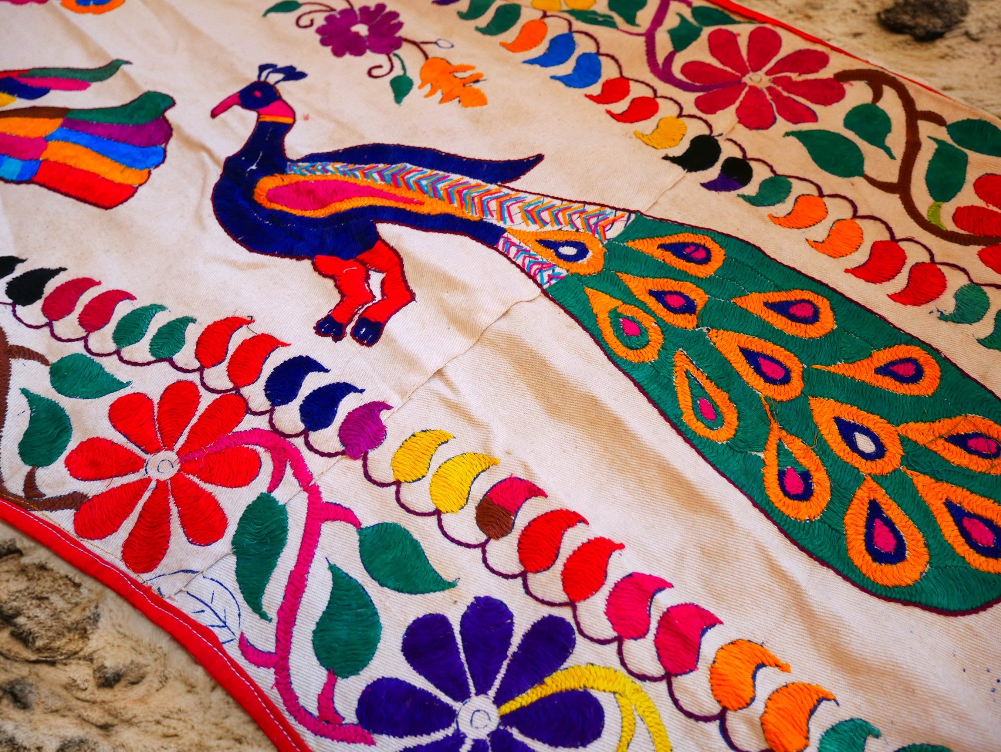 Vintage door valance - colorful Toran - Indian window topper | authentic tribal door decor | boho wall tapestry - bohemian curtain