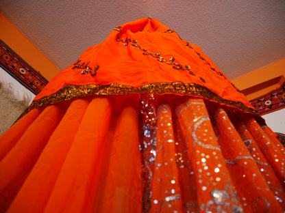 Boho canopy - Saree tent - bed canopy  | hippie decor - Shanti baldachin for Meditation Spaces or Reading nooks