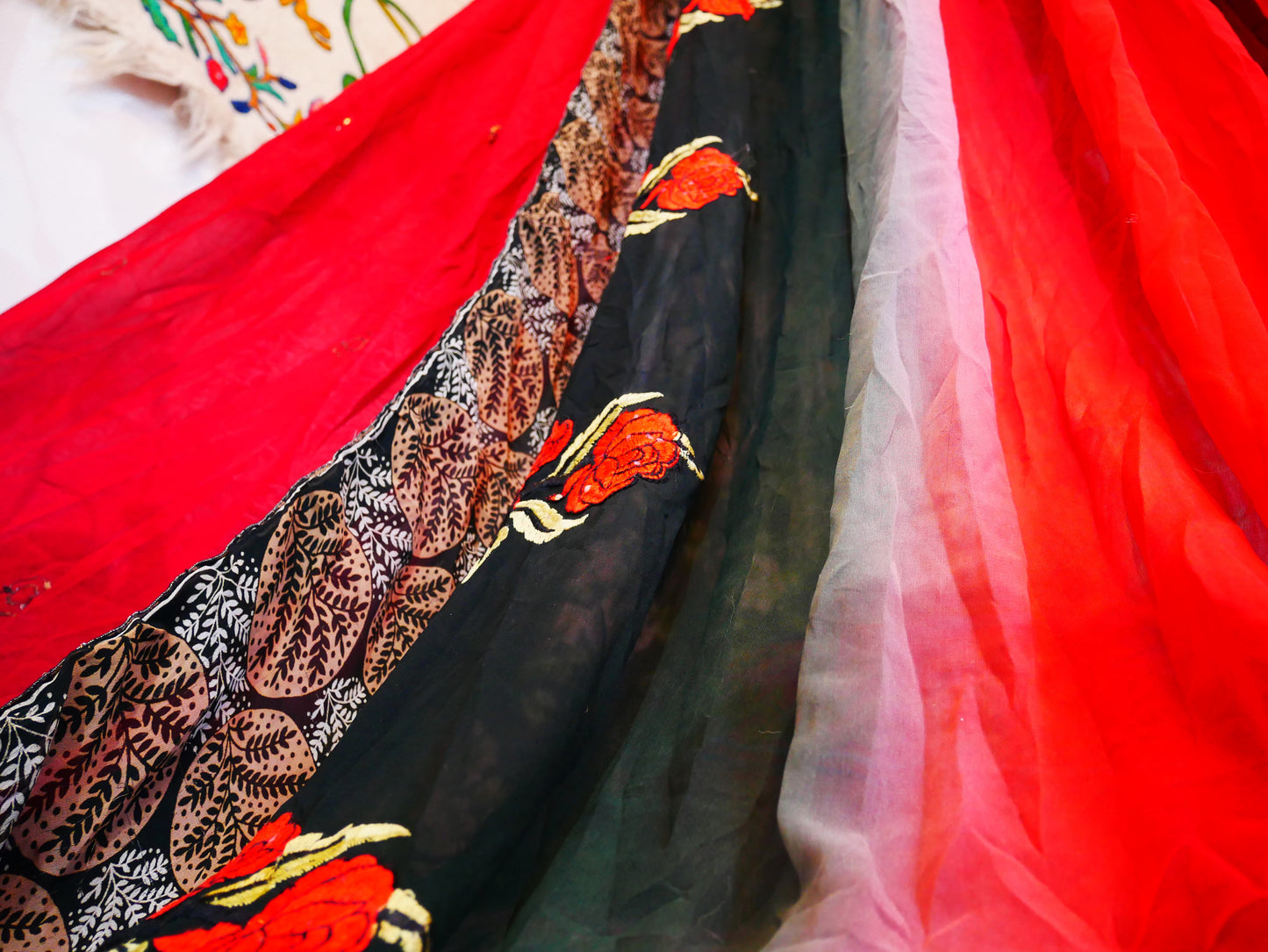 Boho canopy - Saree tent - bed canopy  | hippie decor - Shanti baldachin for Meditation Spaces or Reading nooks
