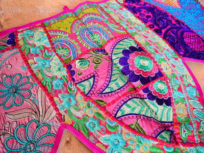Indian door hanging - Toran - colorful wall tapestry for bohemian wall decor and hippie homes