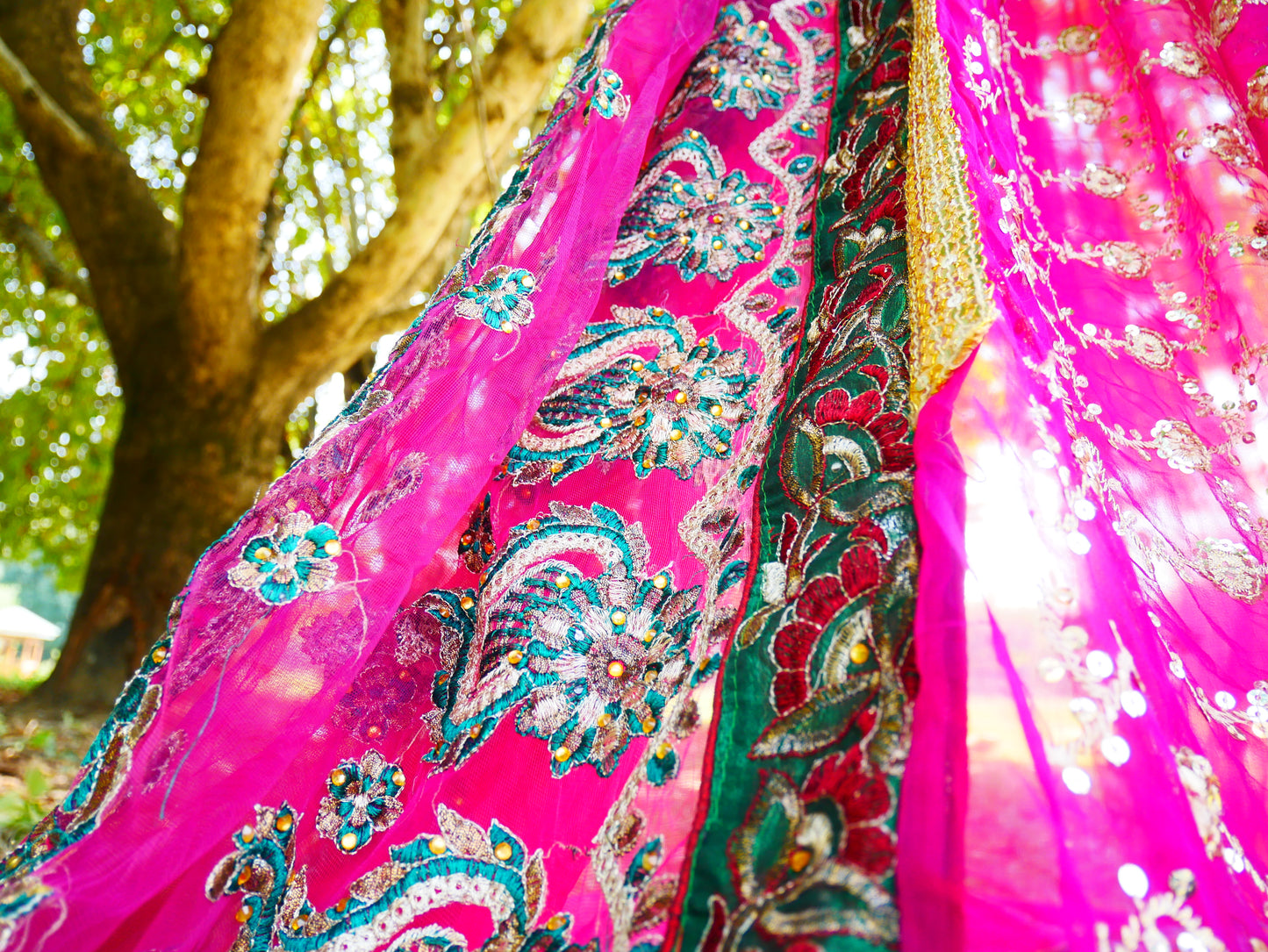 Saree canopy - indoor tent - bed canopy | bohemian wedding backdrop | Indian Hippie decor - floor seating area | meditation room - glamping