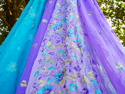 Saree tent Shanti canopy - boho bed canopy  | bohemian wedding backdrop - Hippie decor - floor seating area | meditation room