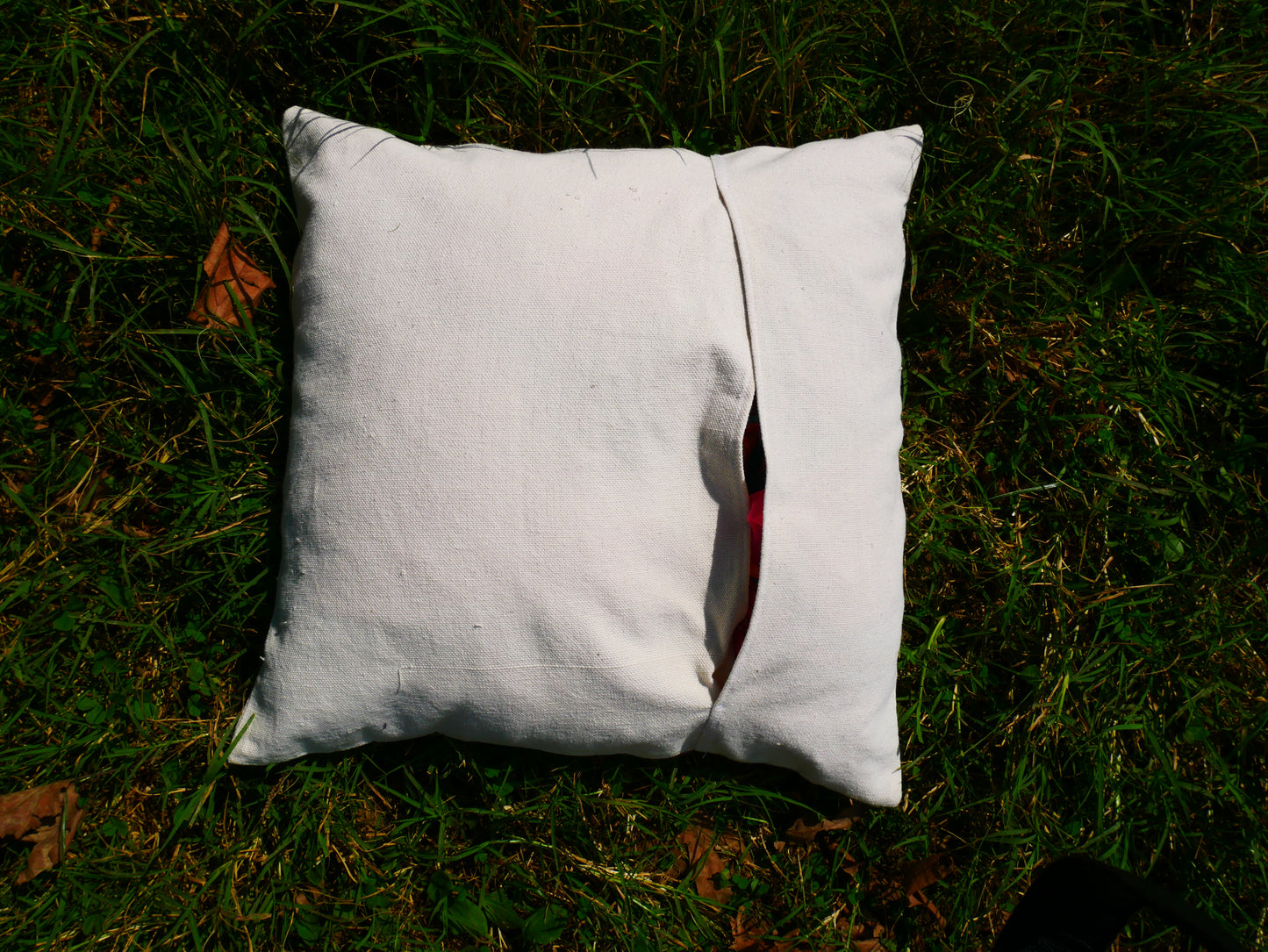 Colorful Kashmiri Crewel Pillow Cover: Handcrafted by Artisans  16x16 inches Flower Embroidery Pillow