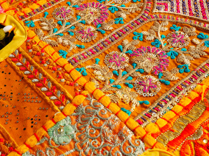 Extra large Toran 6,5ft Indian window valance - door hanging - Hippie wall decor