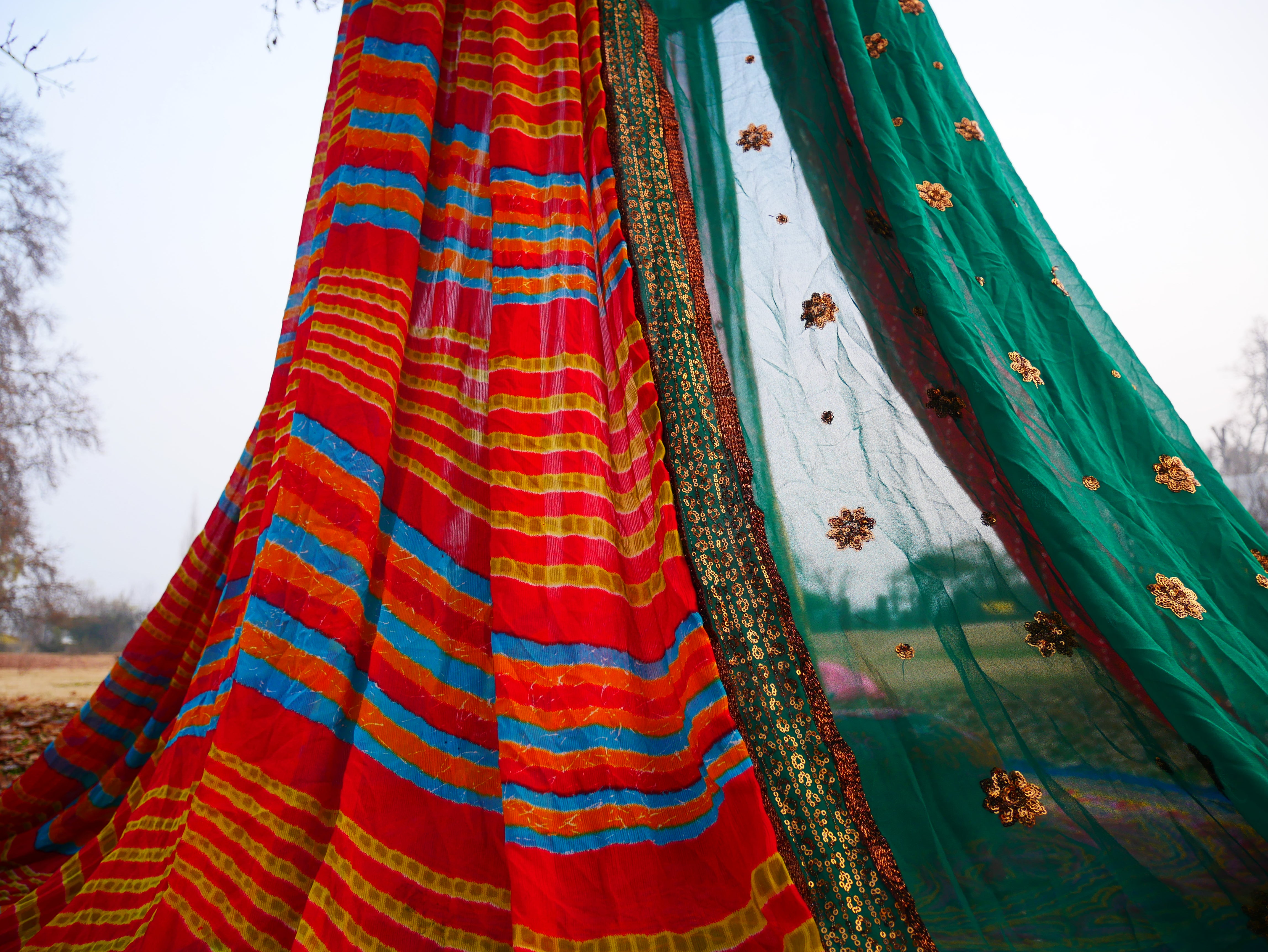 Dosel boho Tienda Saree - dosel de cama | decoración hippie - Baldaquino Shanti para espacios de meditación o rincones de lectura