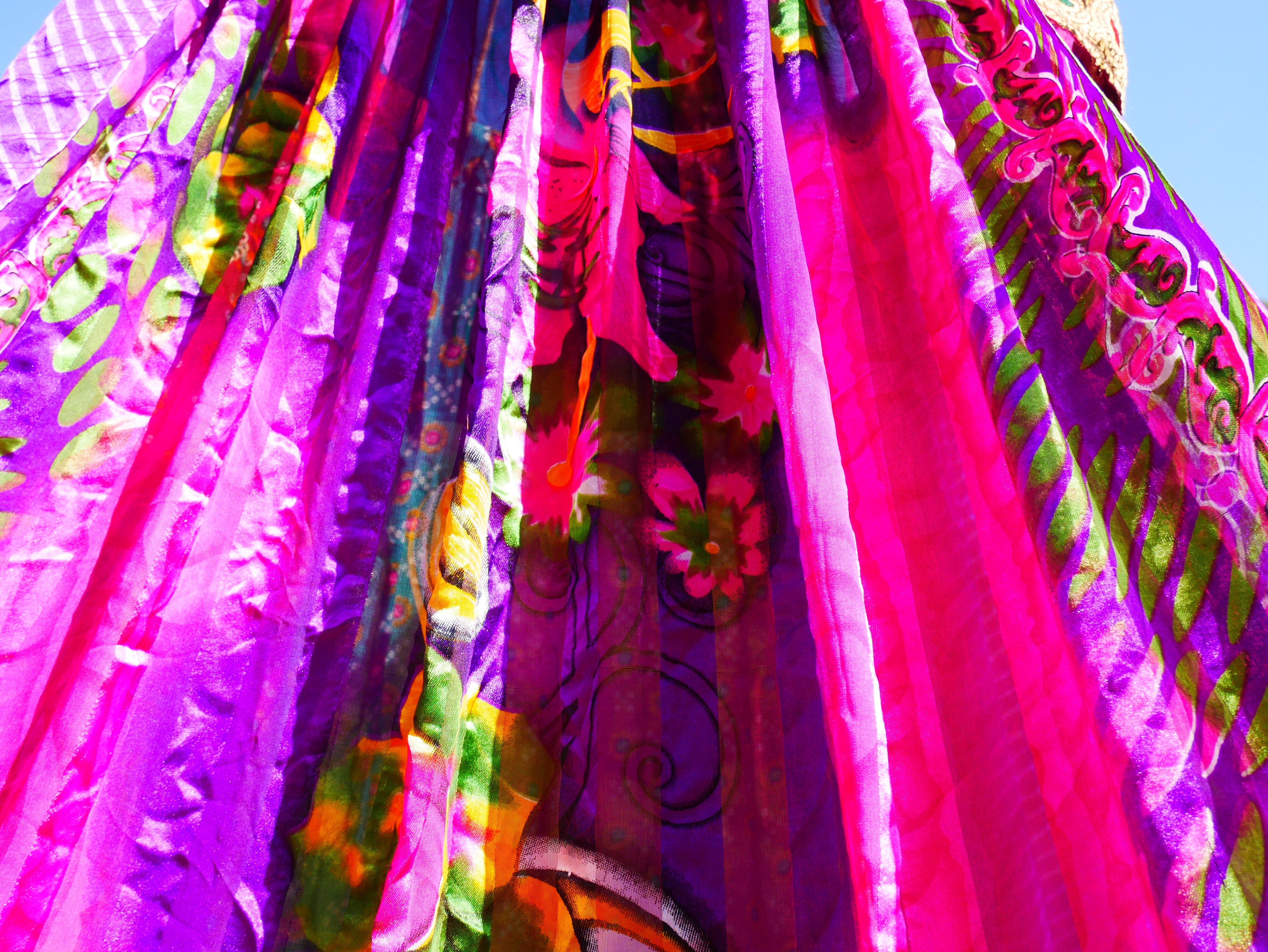 Saree canopy - indoor tent - bed canopy | bohemian wedding backdrop | meditation room - reading nook