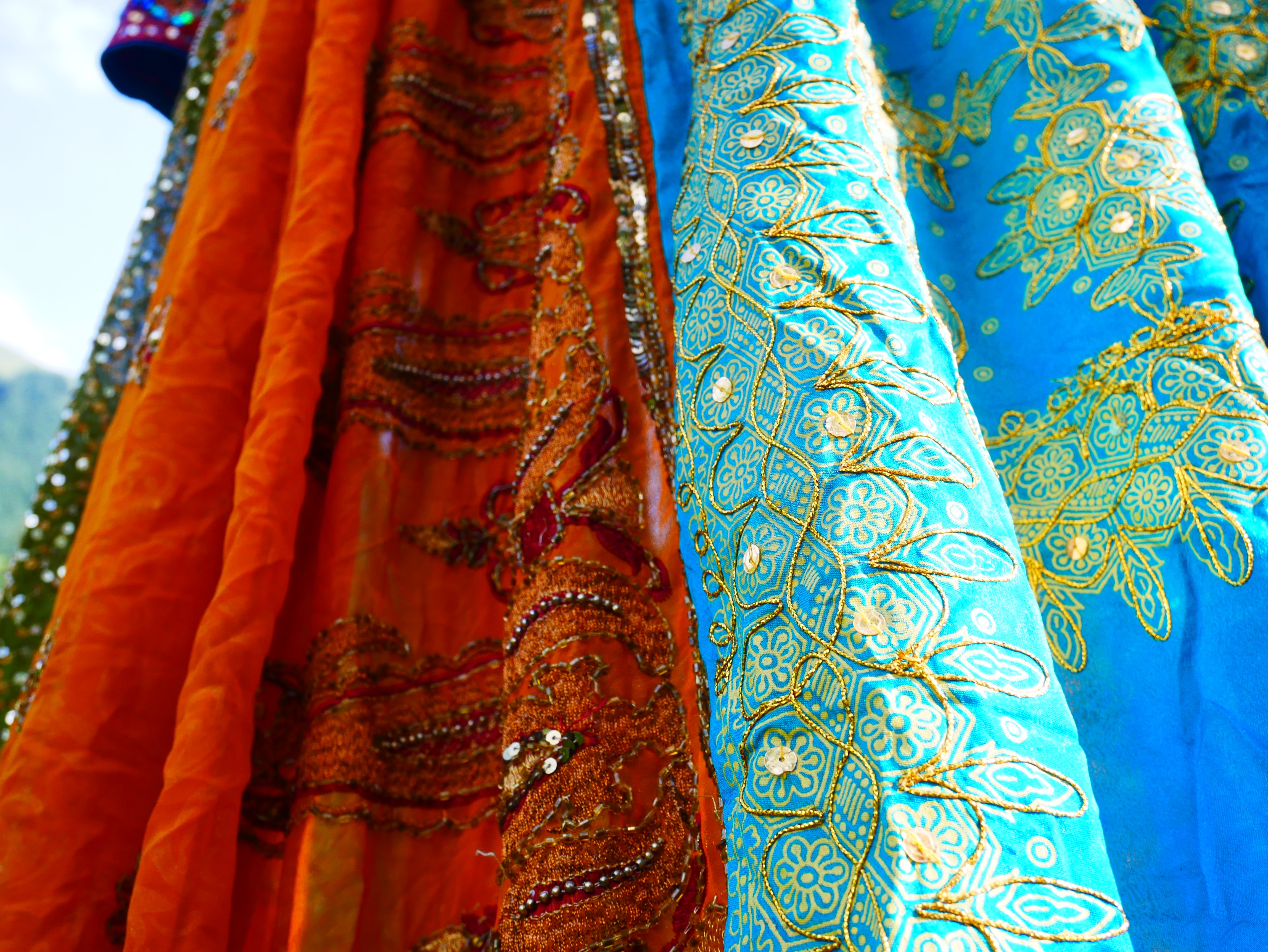 Embroidery canopy - Wedding Saree tent - bed canopy  | hippie decor - Shanti baldachin