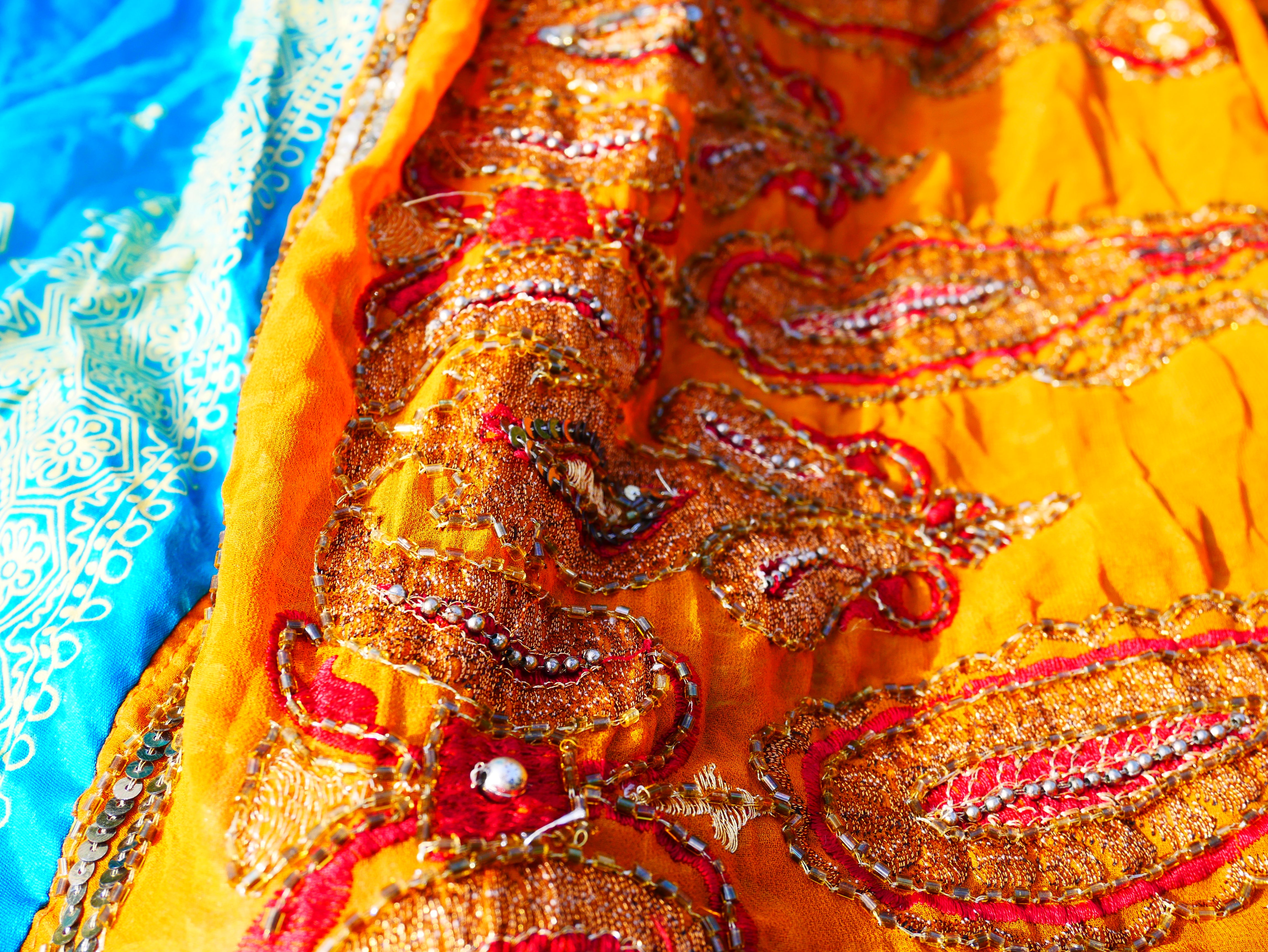Embroidery canopy - Wedding Saree tent - bed canopy  | hippie decor - Shanti baldachin