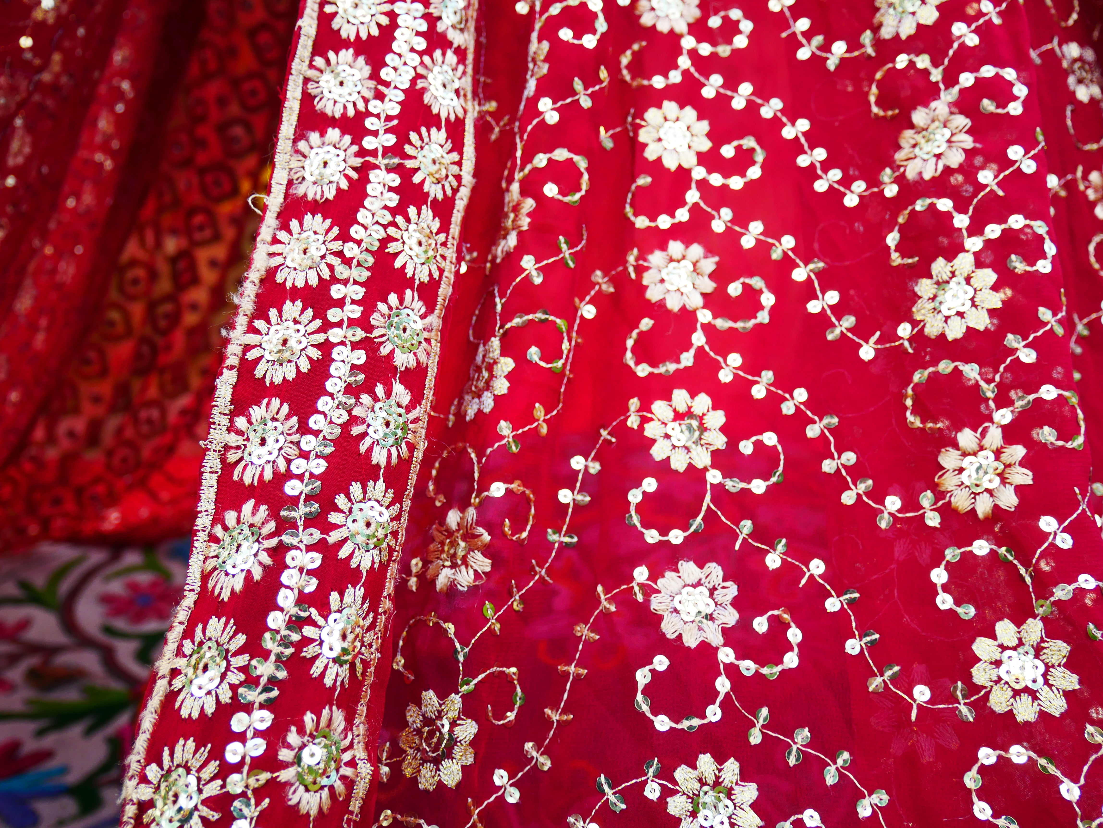 Embroidery canopy - Wedding Saree tent - bed canopy  | hippie decor - Shanti baldachin