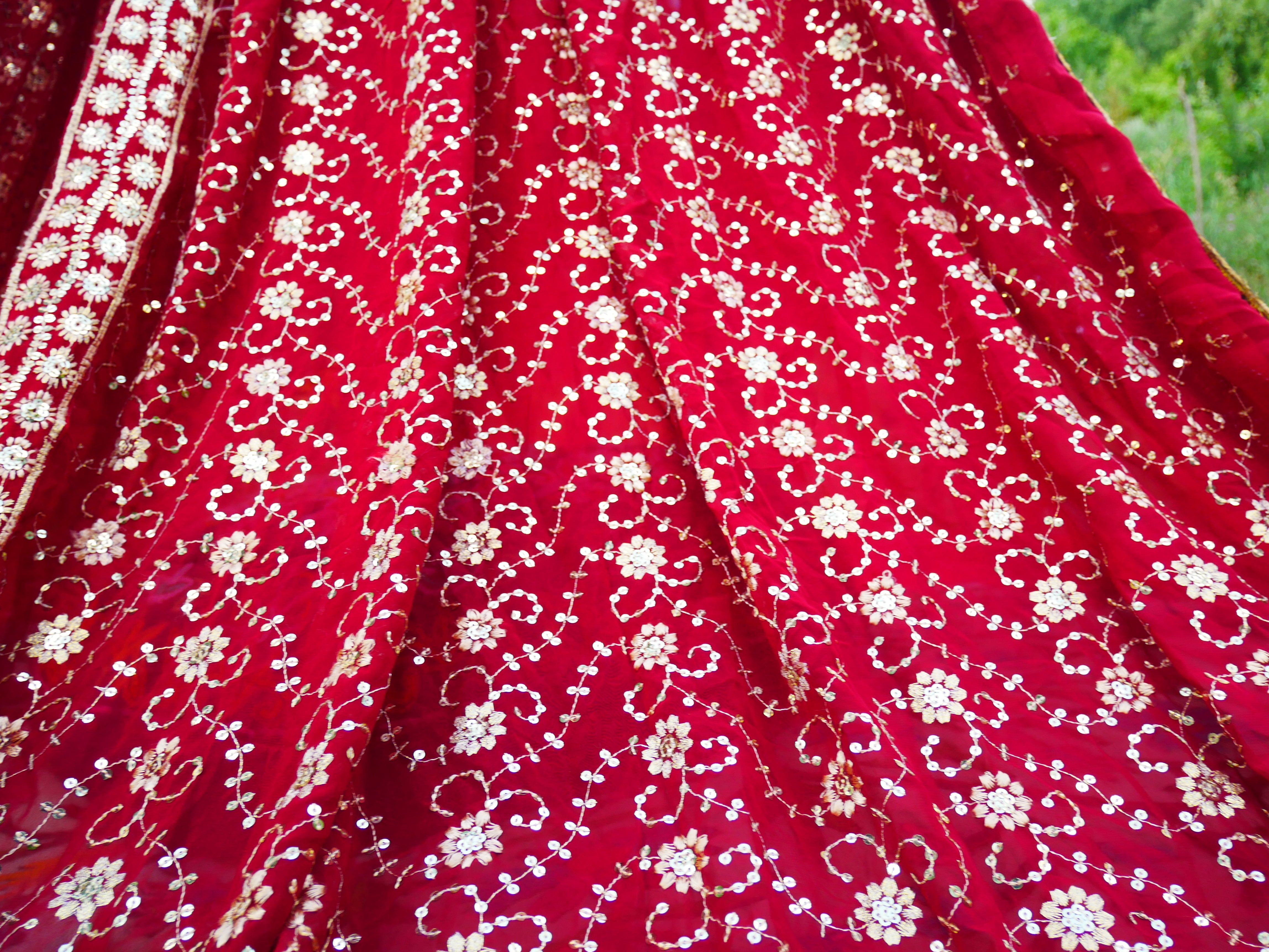 Embroidery canopy - Wedding Saree tent - bed canopy  | hippie decor - Shanti baldachin