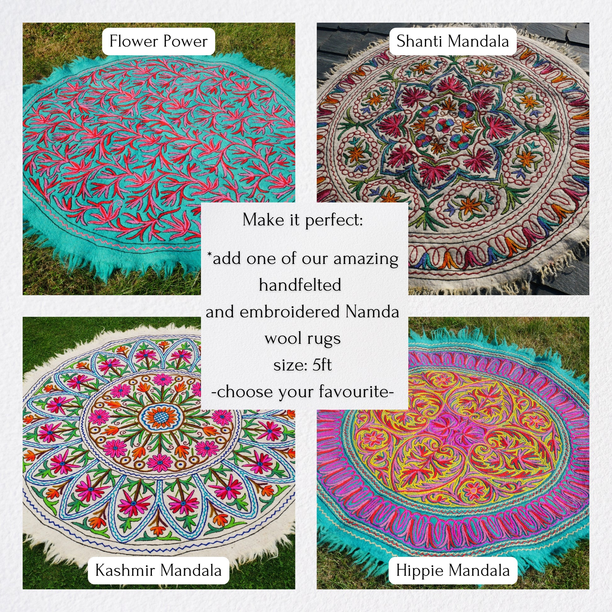 Boho Canopy Set with Walnut Wood Holder, Indian Saree Canopy, Embroidered Floor Pillow, Hippie Decor Set, Floor Seating - Meditation Space - The Shanti Home