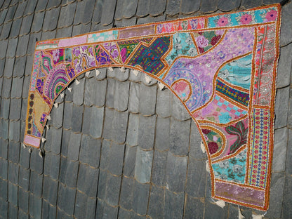 Large Indian Entrance Decor - Toran - Boho Wall Decor - Window Valance - The Shanti Home