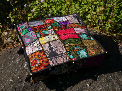Small floor pillow cover | meditation cushion for Indian bohemian floor seating - The Shanti Home