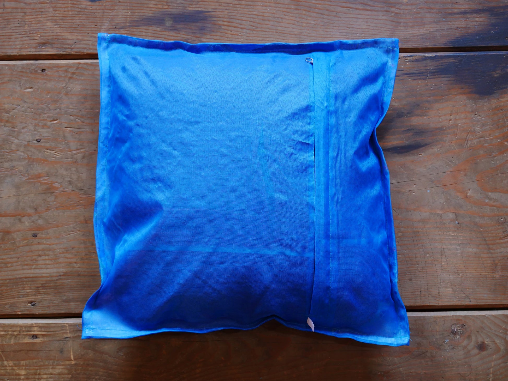 Boho throw pillow - turquoise patchwork pillow cover - The Shanti Home